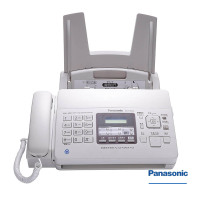松下(Panasonic) KX-FP7009CN普通纸传真机A4纸中文显示传真机电话一体机 中文 白色 单台装