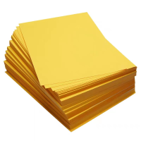 金雕 黄色卡纸 A4 幼儿园环专用diy手工制作材料 100张/包 单包装
