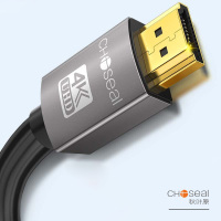 秋叶原(CHOSEAL) HDMI线工程级 4K/60HZ高清线 10米 电视投影仪显示器数据连接线 DH500 单根装