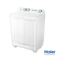 海尔(Haier)洗衣机XPB90197BS半自动双缸双桶筒脱水机甩干机大容量9KG白色 单台装