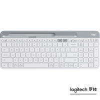 罗技(Logitech)K580键盘无线蓝牙超薄键盘 单个装