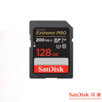 闪迪(SanDisk) 内存SD卡4K高清连拍v30微单反摄像储存SD相机卡 200M/秒 256G 单个装