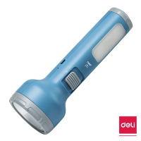 得力(deli) LED可充电式手电筒 3663A 162*57*32mm 蓝色 单个装