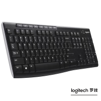 罗技(Logitech)K270无线键盘 全尺寸108键带优联接收器 单个装