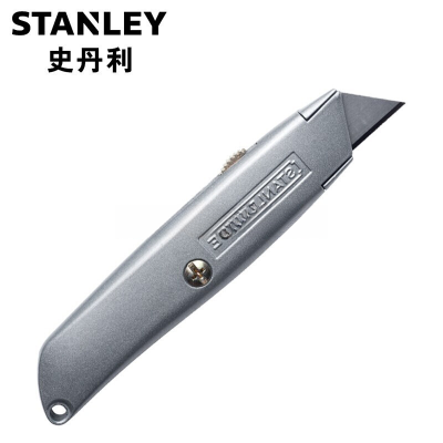 史丹利(STANLEY)19MM通用割刀美工刀裁纸刀壁纸刀墙纸刀带刀片实用割刀 10-099-22(6英寸)
