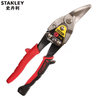 史丹利(STANLEY)航空剪刀不锈钢铁皮剪工业级铁丝网剪铁皮剪刀 右弯头 14-562-22