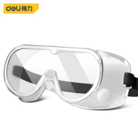 得力(deli)防冲击眼罩 封闭型护目镜工业劳保防护眼镜 防风沙防飞溅眼镜户外骑行眼镜 DL522001