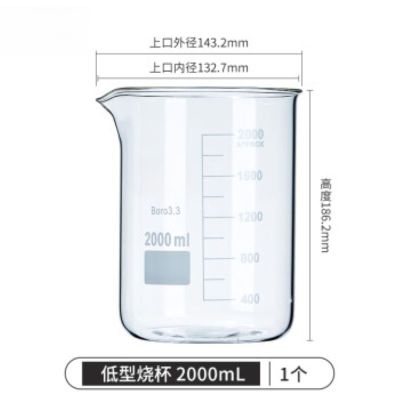 烧杯2000ml(个)