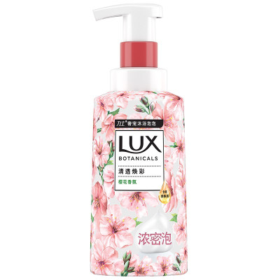 力士(LUX)樱花香氛泡泡沐浴露400ml