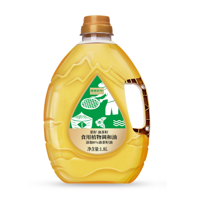 陇间柒月 油茶籽调和油(1.8L)