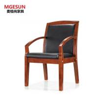 麦格尚 办公椅MGS-BGY-M17 全实木班椅餐椅靠背椅 现代简约书桌餐厅木头椅