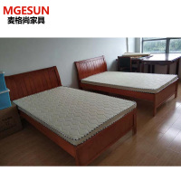 麦格尚 床MGS-WSC-A017-1 实木床办公接待床 现代简约大床 酒店卧室床