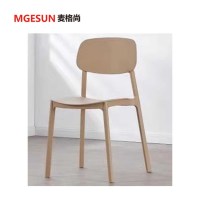 麦格尚 北欧风格餐椅极简轻奢网红书房塑料椅子餐椅多色可选 G