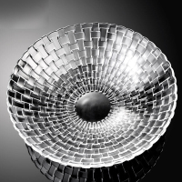 齐牛 果盘 水晶玻璃盘家用创意欧式干果盘 玻璃材质