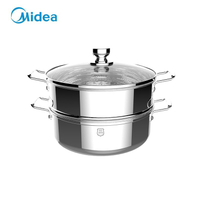 美的(Midea) ZG28Z03蒸锅 蒸煮焖炖煲涮,一锅多用全能烹饪