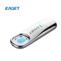 忆捷(EAGET) FU60 32GB USB3.0 高速金属指纹加密隐私保护 U盘 (计价单位:个) 银色