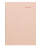 得印(befon) 9909 A6 100页/本 平纹平装 PU皮面 笔记本 (计价单位:本) 粉色