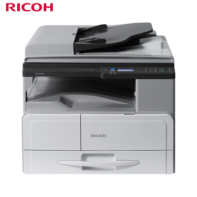 理光(Ricoh) MP 2014AD 双面送稿器+双面+单纸盒+网卡 A3多功能黑白复印机 (计价单位:台) 白色