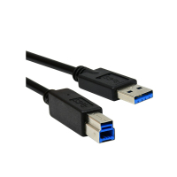 酷比客(L-CUBIC) LCCPUSB3AMBMBK-1.5M 1.5m USB3.0 打印机线(计价单位:根)黑色