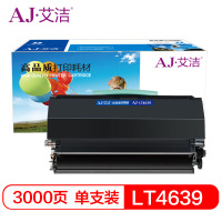 艾洁(AJ) LT4639 打印量3000页 适用联想/LJ3900D/LJ3900DN 粉盒 (计价单位:只) 黑色