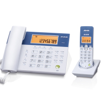 步步高(BBK) W101 一拖一 无绳子母机 电话机 (计价单位:台) 白色