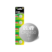 双鹿 CR2450 5粒 纽扣电池 5.00 个/卡 (计价单位:卡)