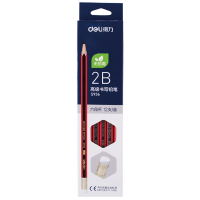 得力(deli) S936 2B 铅笔 12.00 支/盒 (计价单位:盒)