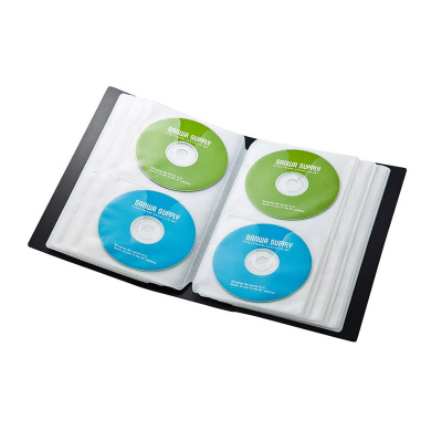 山业(SANWA) FCD-FL120BK 120片 光盘盒 (计价单位:个) 黑色