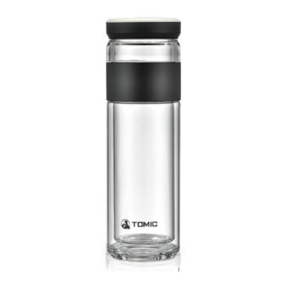 特美刻(TOMIC) TG80703 400ML 双层玻璃杯 (计价单位:个) 黑色
