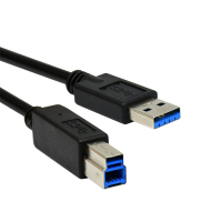 酷比客(L-CUBIC) LCCPUSB3AMBMBK-0.5M USB3.0打印机线 (计价单位:个) 黑色