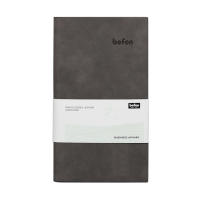 得印(befon) 3709 A6 100页/本 商务PU皮面 笔记本 (计价单位:本) 黑铁色