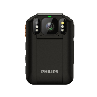 飞利浦(Philips) VTR8410 北斗+GPS定位 4G高清便携式佩带 摄像装置 (计价单位:台) 黑色