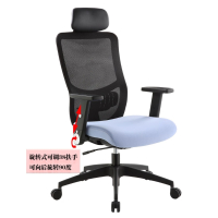 匹客 办公家具电脑椅人体工学椅升降椅书房椅老板办公转椅职员椅子 可调扶手