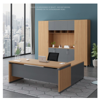 匹客 办公家具大班台经理桌老板桌总裁现代简约主管桌 尺寸可定制