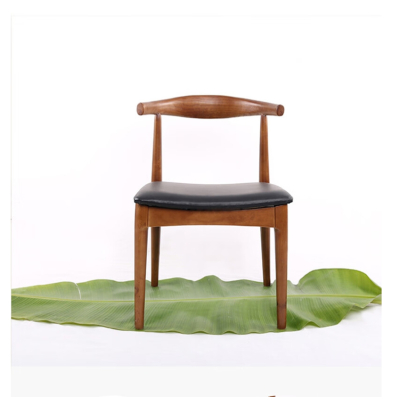 匹客 北欧风格牛角椅餐桌四角凳子现代简约靠背椅