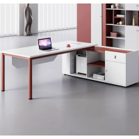 匹客 老板办公桌椅组合经理主管总裁简约现代极简时尚设计师办公室 尺寸可定制