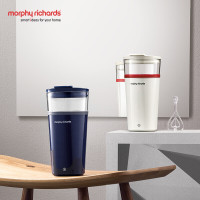 摩飞电器(Morphyrichards) 搅拌杯便携自动无线搅拌机摇摇健身运动果汁杯料理机 MR9000 轻奢蓝