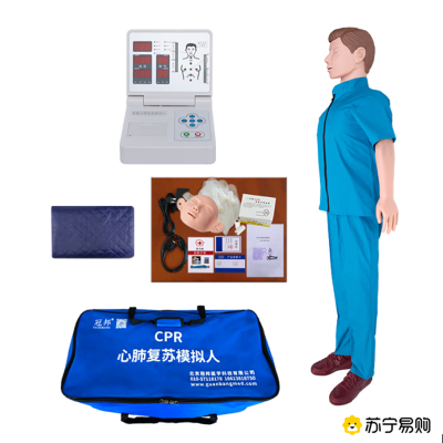 冠邦数码显示心肺复苏模拟人急救训练模型 ZK/CPR820A 全身+打印款