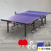 乒乓球桌可折叠标准室内带轮T1223