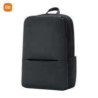 小米(MI)经典商务双肩包2 简约商务笔记本电脑背包 黑色