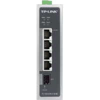 TP-LINK企业办公家用网络网管交换机 TL-SG2105工业级 4千兆电口+1千兆光口 tp交换器