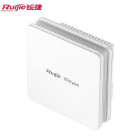 锐捷(Ruijie) WiFi6无线AP面板 千兆双频1800M 别墅企业RG-RAP1260(G) 白色