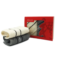 金号 清然 系列-5 单条毛巾单条方巾彩盒装HY1118-5
