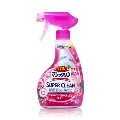 花王(KAO) 浴室浴缸清洁剂 粉色玫瑰香 380ml*2瓶组合