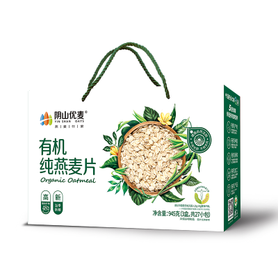 阴山优麦 有机纯燕麦片-945g