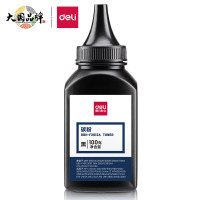 得力(deli)DBH-F2612A碳粉 墨粉 黑色瓶装1020plus(惠普hp3050 M1005 1010