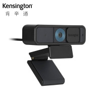 肯辛通(Kensington)K81175电脑摄像头 1080P全高清自动对焦网课直播视频会议摄像头