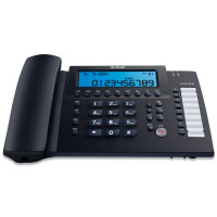 步步高(BBK)HCD198录音电话机 固定座机 办公家用 接电脑海量存储 智能屏幕拨打 深蓝 接电脑版