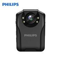 飞利浦(Philips)VTR8201便捷音视频记录仪 1296P高清夜视现场佩戴摄像装置[128G内存]