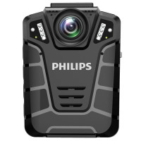 飞利浦(Philips)VTR8110执法记录仪 音视频记录仪高清红外夜视 高清摄像机 防水IP68级[64G内存]